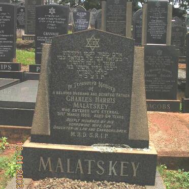 MALATSKEY Charles Harris -1960