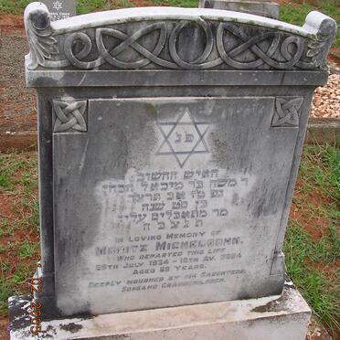 MICHELSON Moritz -1934