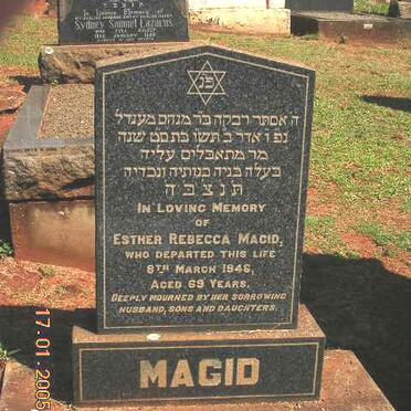 MAGID Esther Rebecca -1946