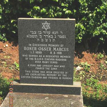 MARCUS Honer Osser 1899-1981