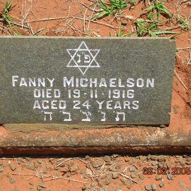 MICHAELSON Fanny -1916