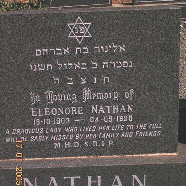 NATHAN Eleonore 1903-1996