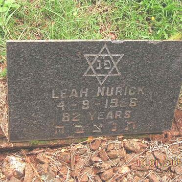 NURICK Leah -1956