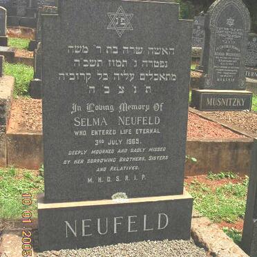 NEUFELD Selma -1965