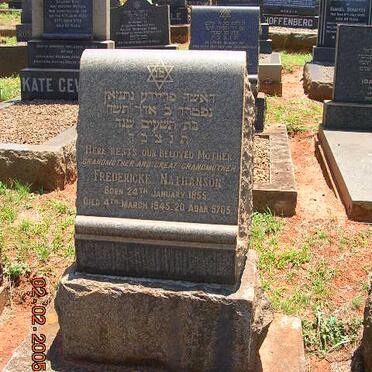 NATHANSON Fredericke 1855-1945