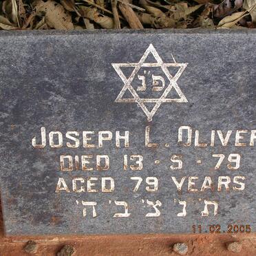 OLIVER Joseph L. -1979