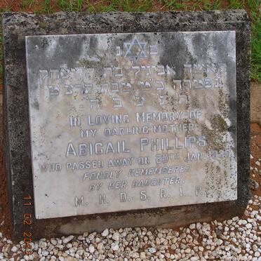 PHILLIPS Abigail -1930