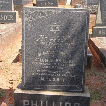 PHILLIPS Solomon -1959