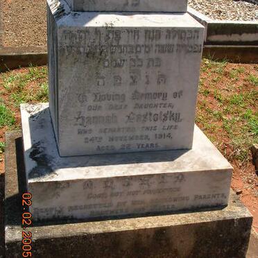 PASTOLSKY Hannah -1914