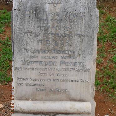 PESKIN Gertrude -1936