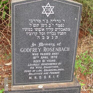 ROSENBACH Godfrey -1970