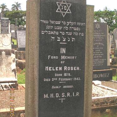 ROSEN Helen 1878-1943