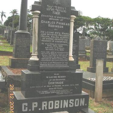 ROBINSON Charles Phineas -1938 :: ROBINSON Gertrude