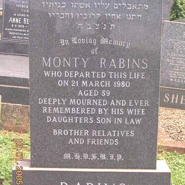 RABINS Monty -1980