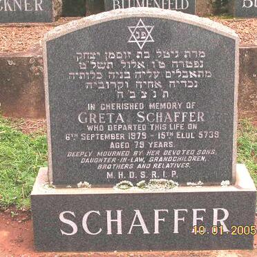 SCHAFFER Greta -1979