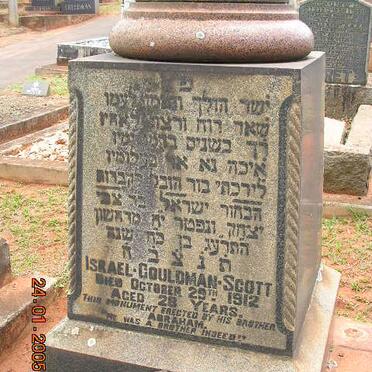 SCOTT Israel Gouldman -1912