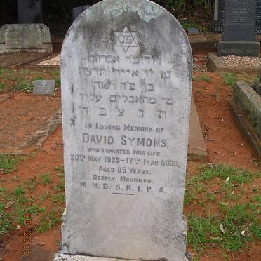 SYMONS David -1935