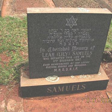 SAMUELS Leah -1967
