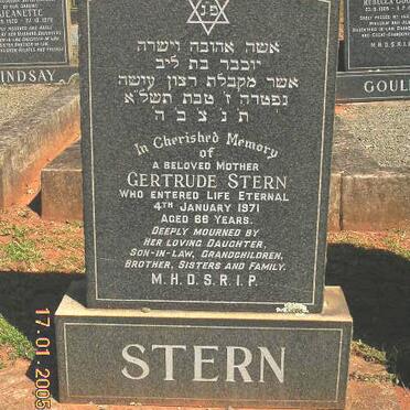 STERN Gertrude -1971