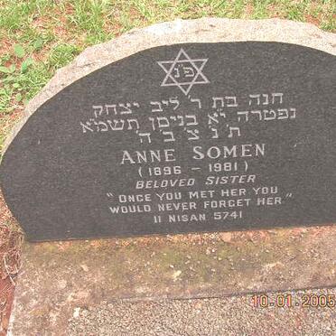 SOMEN Anne 1896-1981