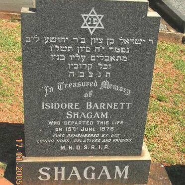 SHAGAM Isidore Barnett -1976
