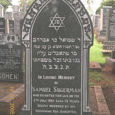 SUGERMAN Samuel -1941