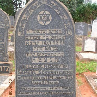 SCHWARTZBERG Samuel -1931