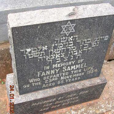 SAMMEL Fanny -1954