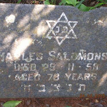 SALOMONSON Charles -1958