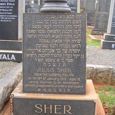 SHER Julius -1945