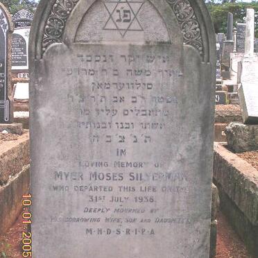 SILVERMAN Myer Moses -1936
