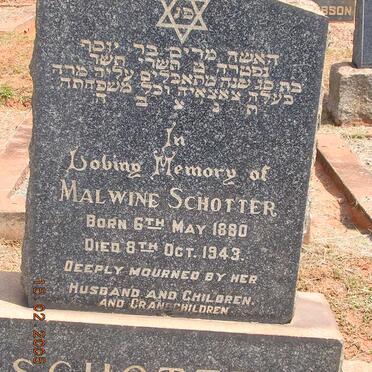 SCHOTTER Malwine 1880-1943