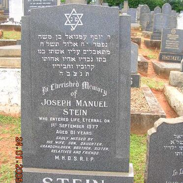 STEIN Joseph Manuel -1977