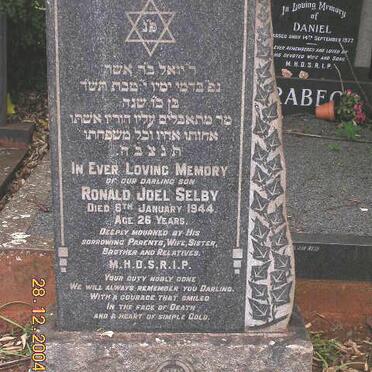 SELBY Ronald Joel -1944
