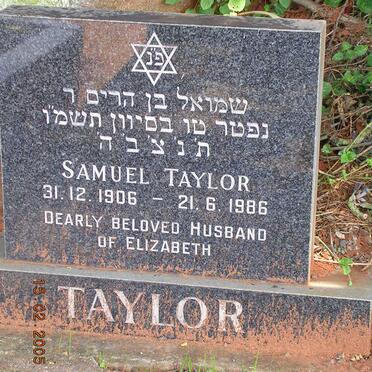 TAYLOR Samuel 1906-1986