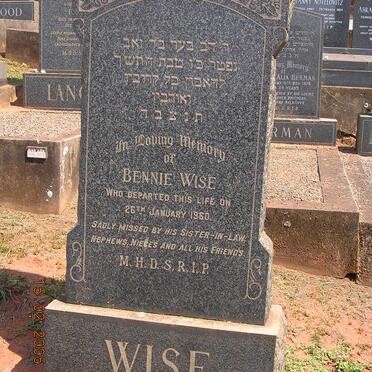 WISE Bennie -1960