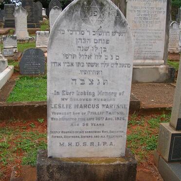  WARTSKI Leslie Marcus -1926