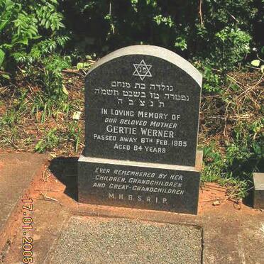 WERNER Gertie -1985