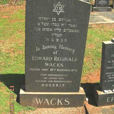 WACKS Edward Reginald -197?