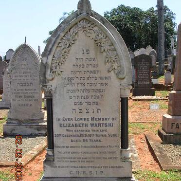 WARTSKI Elizabeth -1919