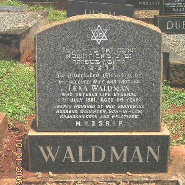 WALDMAN Lena -1961