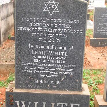 WHITE Leah -1968