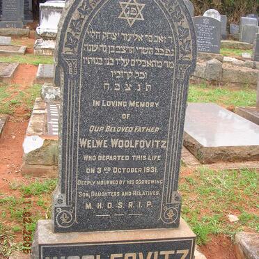 WOOLFOVITZ Welwe -1931