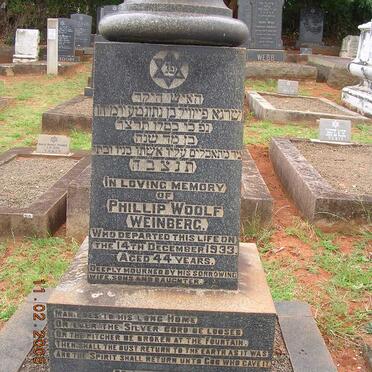 WEINBERG Phillip Woolf -1933