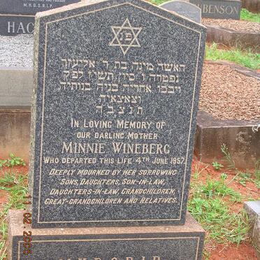 WINEBERG Minnie -1957