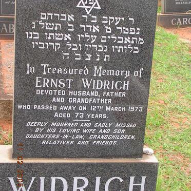 WIDRICH Ernest -1973