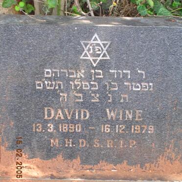 WINE David 1890-1979