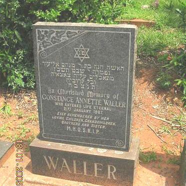 WALLER Constance Annette -1967