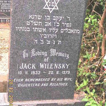 WILENSKY Jack 1933-1979