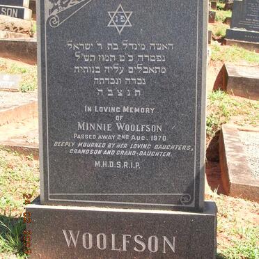 WOOLFSON Minnie -1970